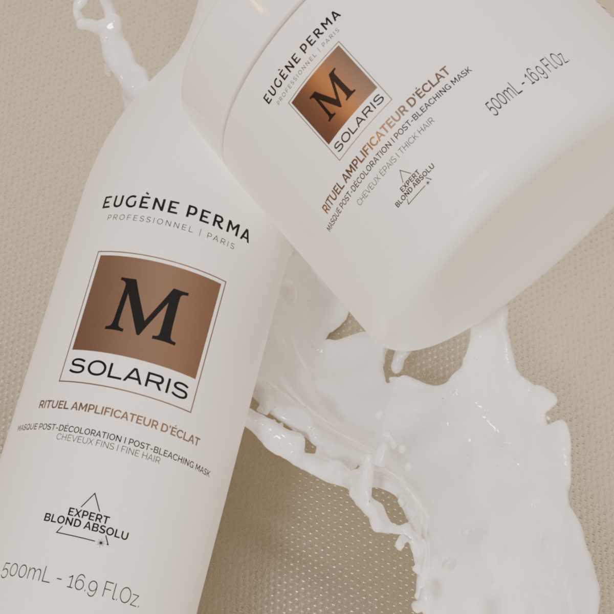 Post-bleaching mask for fine hair