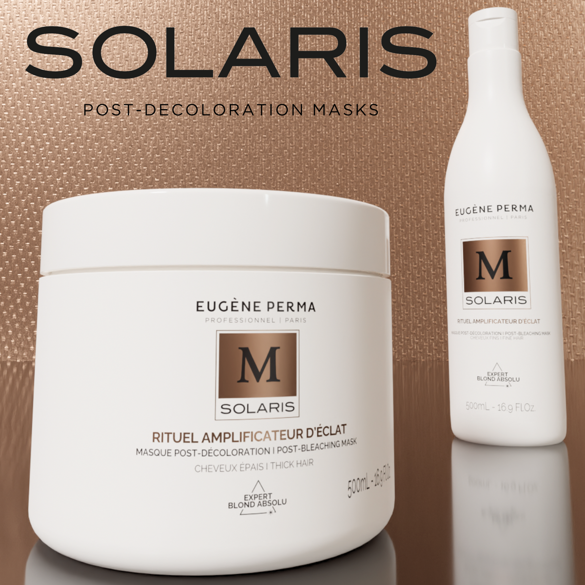 Post-bleaching mask for thick hair