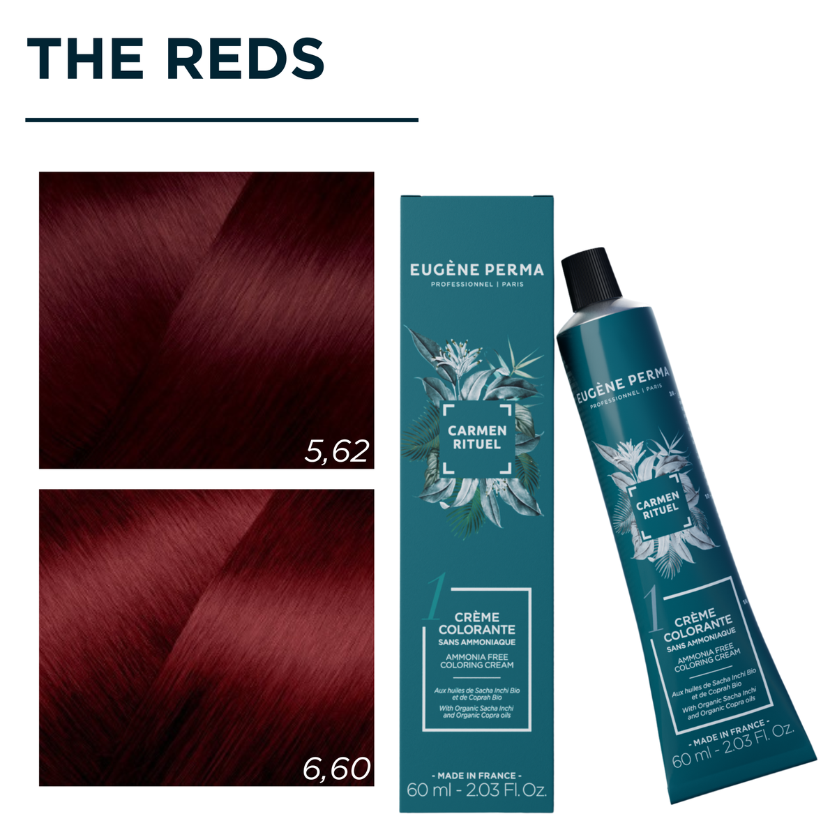 Coloring Creams - The Reds