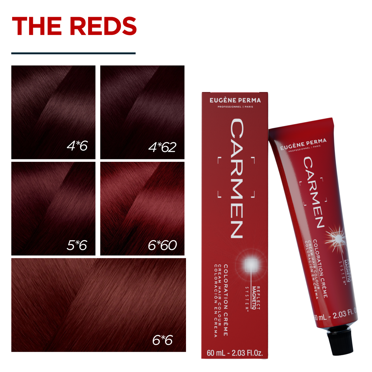 Coloring Creams - The Reds